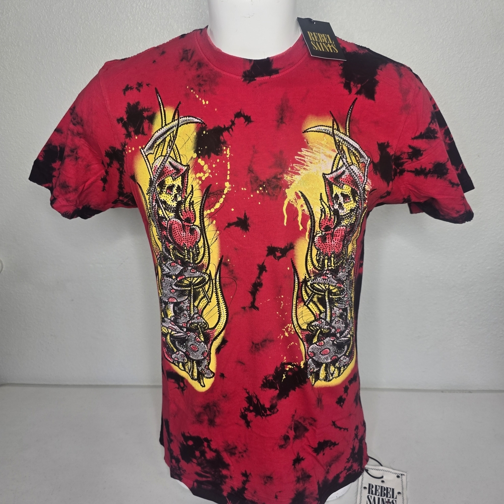 Rebel Saints Red Graphic Men's Shirt.